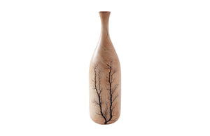 Lightning Bottle, Mango Wood, Curved Neck | Phillips Collection - TH97710