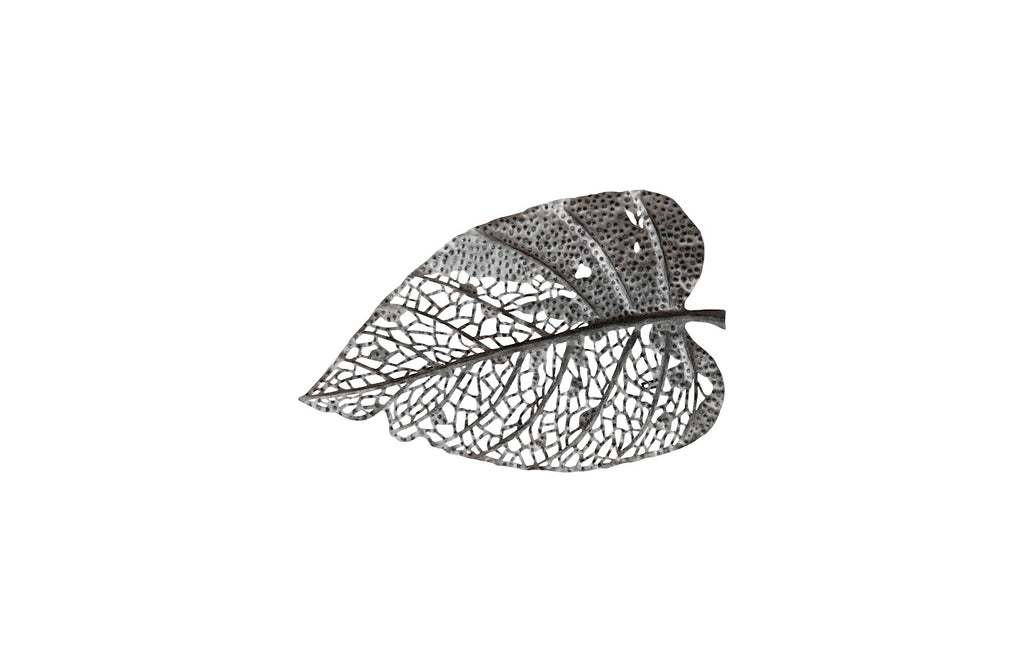 Birch Leaf Wall Art, Silver, Sm | Phillips Collection - TH108530