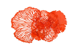 Flower Wall Art, Medium, Coral, Metal | Phillips Collection - TH83081