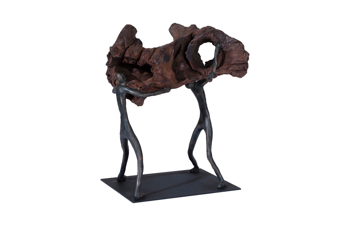 Atlas Tabletop Sculpture, Freeform High Lift, With Base | Phillips Col