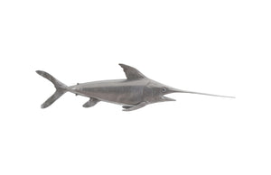 Swordfish Fish Wall Sculpture, Resin, Polished Aluminum Finish | Phillips Collection - PH65285