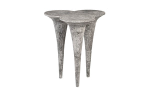 Marley Bar Table, Chamcha Wood, Gray Stone Finish | Phillips Collection - TH93106