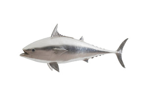 Mackerel Fish Wall Sculpture, Resin, Silver Leaf | Phillips Collection - PH64549