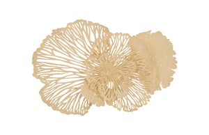 Flower Wall Art, Medium, Ivory, Metal | Phillips Collection - TH83084