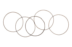 Olympic Wall Hanging, Reclaimed Oil Drums Rims, 5 Rings | Phillips Collection - TH59590