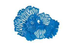 Flower Wall Art, Small, Blue, Metal | Phillips Collection - TH101833