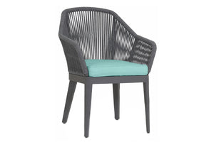 Milano Dining Chair w/ Sunbrella Fabric - Slate Finish | Sunset West - SW4101-1