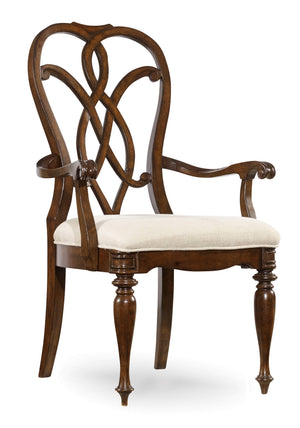 Leesburg Splatback Arm Chair - Hooker Furniture - 5381-75300