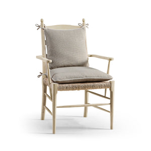 Timeless Doppler Ladderback Arm Chair In Stripped Oak | Jonathan Charles Furniture - 003-2-000-STO