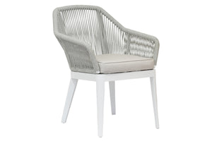 Miami Dining Chair in Echo Ash w/ Self Welt - Frost | Sunset West - SW4401-1-EASH-STKIT