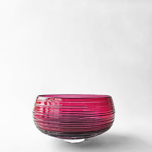 MIZUNO Magenta Glass Bowl | Decorative Crafts