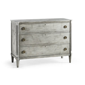 Timeless Aeon Swedish Drawer Chest In Antiqued Grey | Jonathan Charles Furniture - 003-3-269-GAW