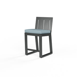 Redondo Counter Stool w/ Sunbrella Fabric - Slate Finish | Sunset West - SW3801-7C