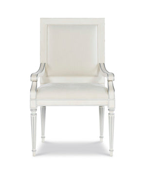 Barrington Arm Chair - White/Silver | Century Furniture - MN5364A-V2