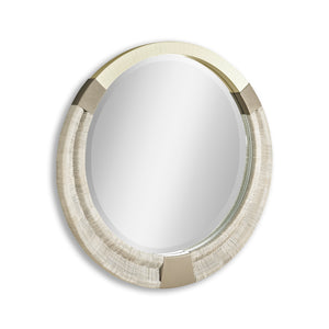 Water Gyre Round Multimedia Mirror | Jonathan Charles Furniture - 001-1-610-BON
