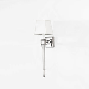 ARYA Crystal & Nickel Sconce | Decorative Crafts - 8427