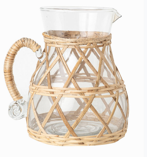 Mid Size Wicker Pitcher | Enchanted Home - GLA047