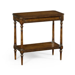 Country Farmhouse Walnut Side Table | Jonathan Charles Furniture - 494602-WAL
