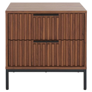 Safavieh Lylia 2 Drawer Nightstand, NST9605