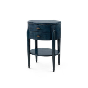 Natalie 2-Drawer End Table - Dusky Ocean| Villa & House - NTL-120-218-804