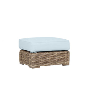 Havana Ottoman w/ Sunbrella Fabric - Tobacco Finish | Sunset West - SW1701-OTT