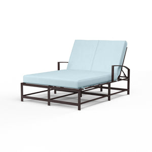 La Jolla Double Chaise - Espresso Finish | Sunset West - SW401-99