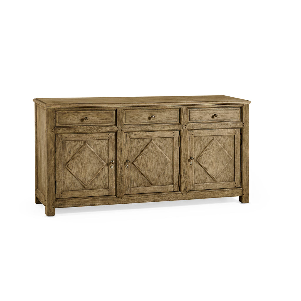 Timeless Eon Rustic French Credenza | Jonathan Charles - 003-3-160-WNC