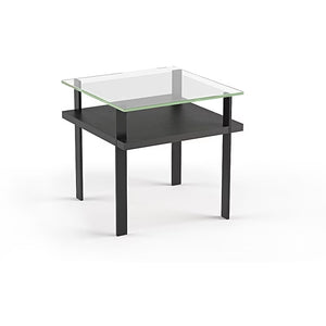 Terrace 1156 Modern Glass End Table | BDI Furniture  - 1156 CRL