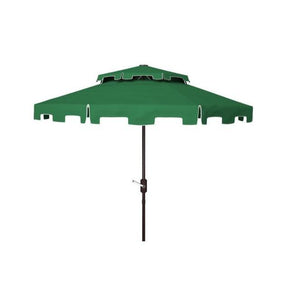 Zimmerman 9ft Double Top Market Umbrella  | Safavieh - PAT8200