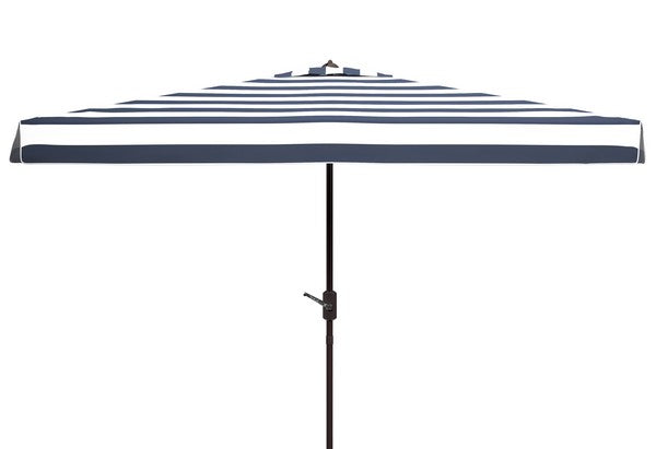elsa-fashion-line-6-5-x-10-ft-rect-umbrella-safavieh-pat8303-1-Navy/White
