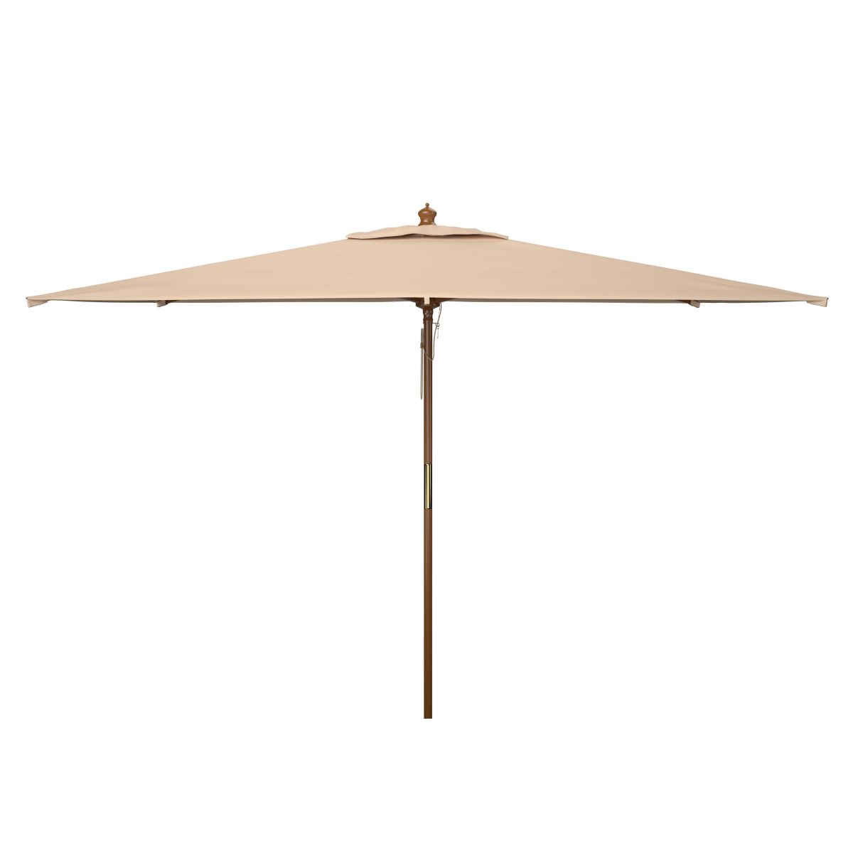 Safavieh 10 ft. Aklin Wood Umbrella, Beige Safavieh 10 ft. Aklin Wood Umbrella, Beige