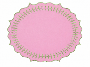 Palm Beach Pink & Green PLACEMAT & NAPKIN