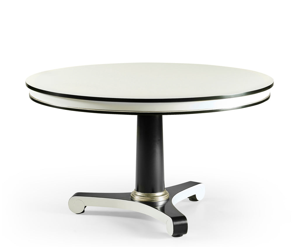 Reimagined Dipole Biedermeier 60" Dining Table | Jonathan Charles - 494776-60D-WDL