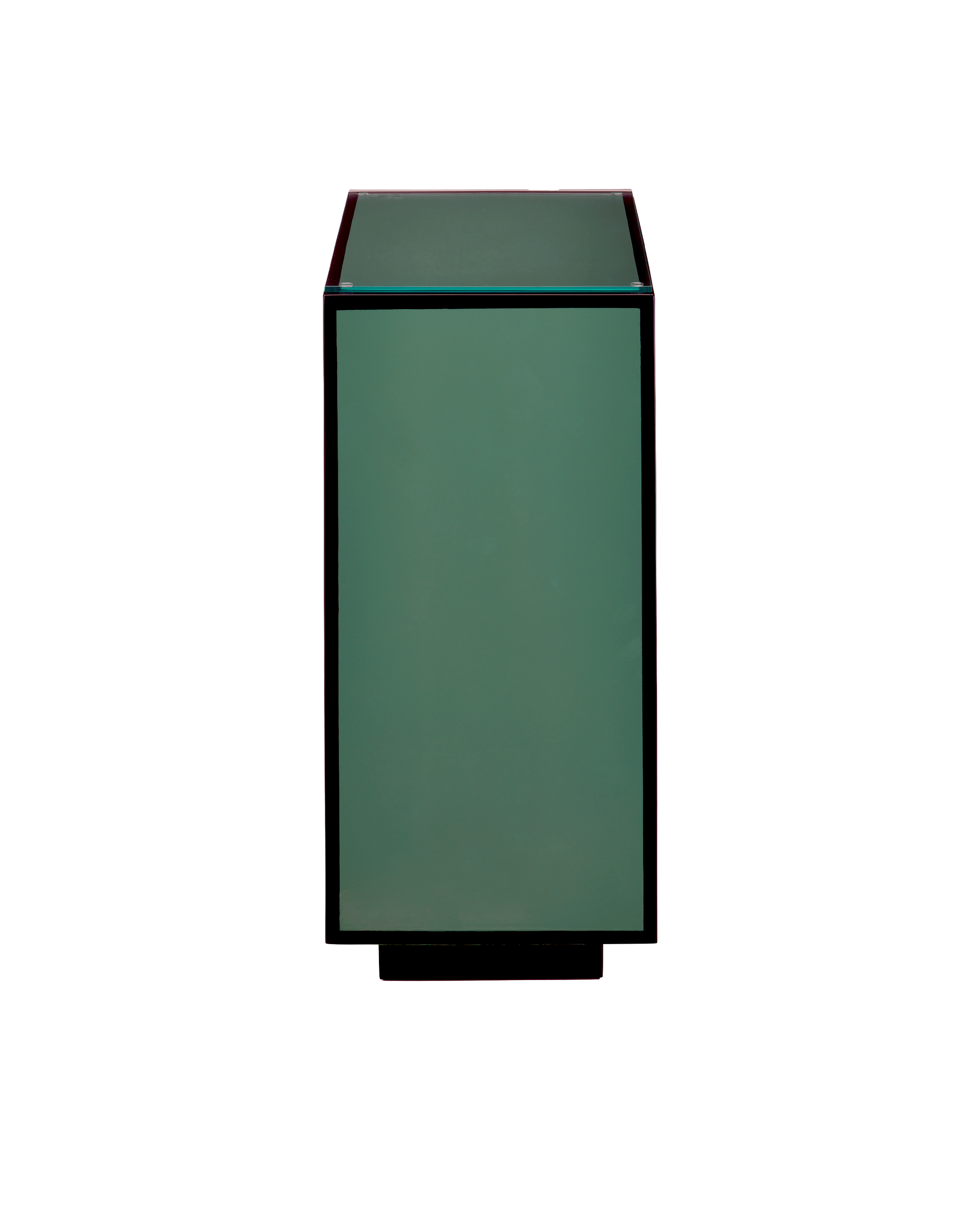 Green Lacquer Side Table | Currey & Co - 3000-0312