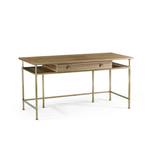 Hamilton Golden Amber Writing Desk | Jonathan Charles Furniture - 495991-PGA