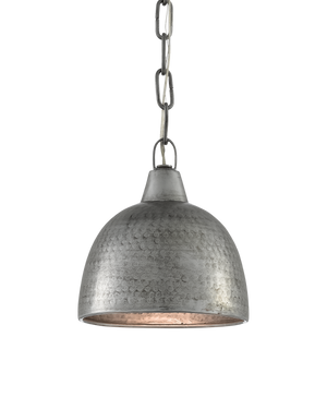 Currey & Co Earthshine Small Steel Pendant | 9000-0426