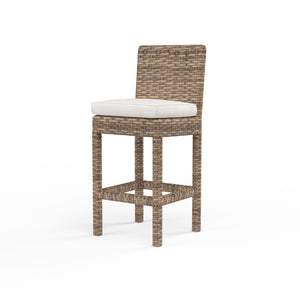Havana Barstool in Canvas Flax w/ Self Welt - Tobacco | Sunset West - SW1701-7B-FLAX-STKIT