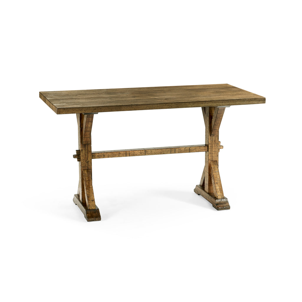 Casual Accents Medium Driftwood Dining Table 54" | Jonathan Charles - 491061-54L-DTM