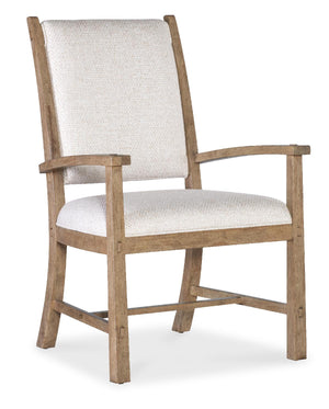 Vineyard Row Post Back Upholstered Arm Chair | Hooker Furniture - 6952-75400-80
