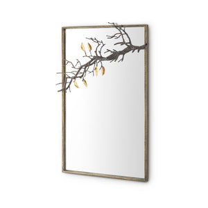 Rowan Large Mirror - Antique Brass | Villa & House - ROW-690-803
