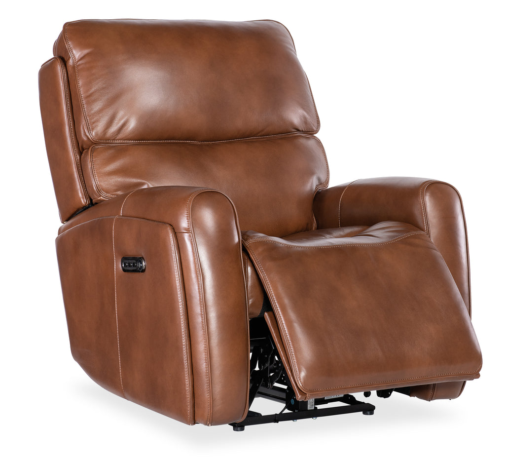 Crosby Zero Gravity Power Recliner with Power Headrest and Lumbar | Hooker Furniture - SS741-PHZL1-080