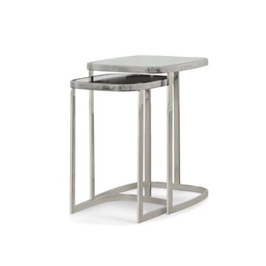 Bohdi Nesting Tables - Polished Nickel | Century Furniture - SF6089
