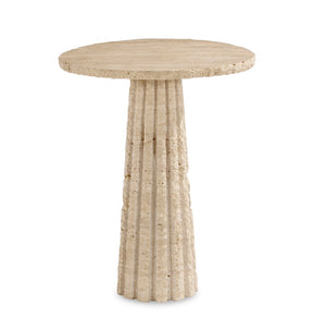 Barco Accent Table - Travertine | Century Furniture - SF6251