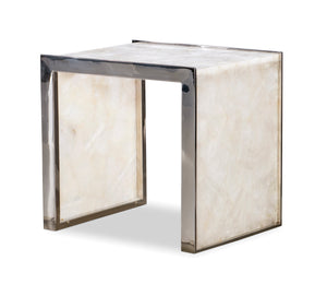 Samantha Glassy Quartz Lamp Table | Century Furniture - SF6258
