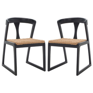 Jamal Woven Dining Chair(Set of 2) | Safavieh Couture - SFV4144