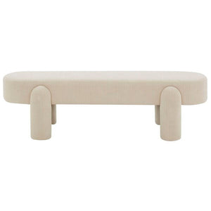 Laurence Corduroy Bench | Safavieh Couture – SFV5110