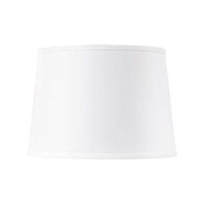 Shade 14-inch White Linen, with Nickel | Villa & House  - SHD-14-WHL-807