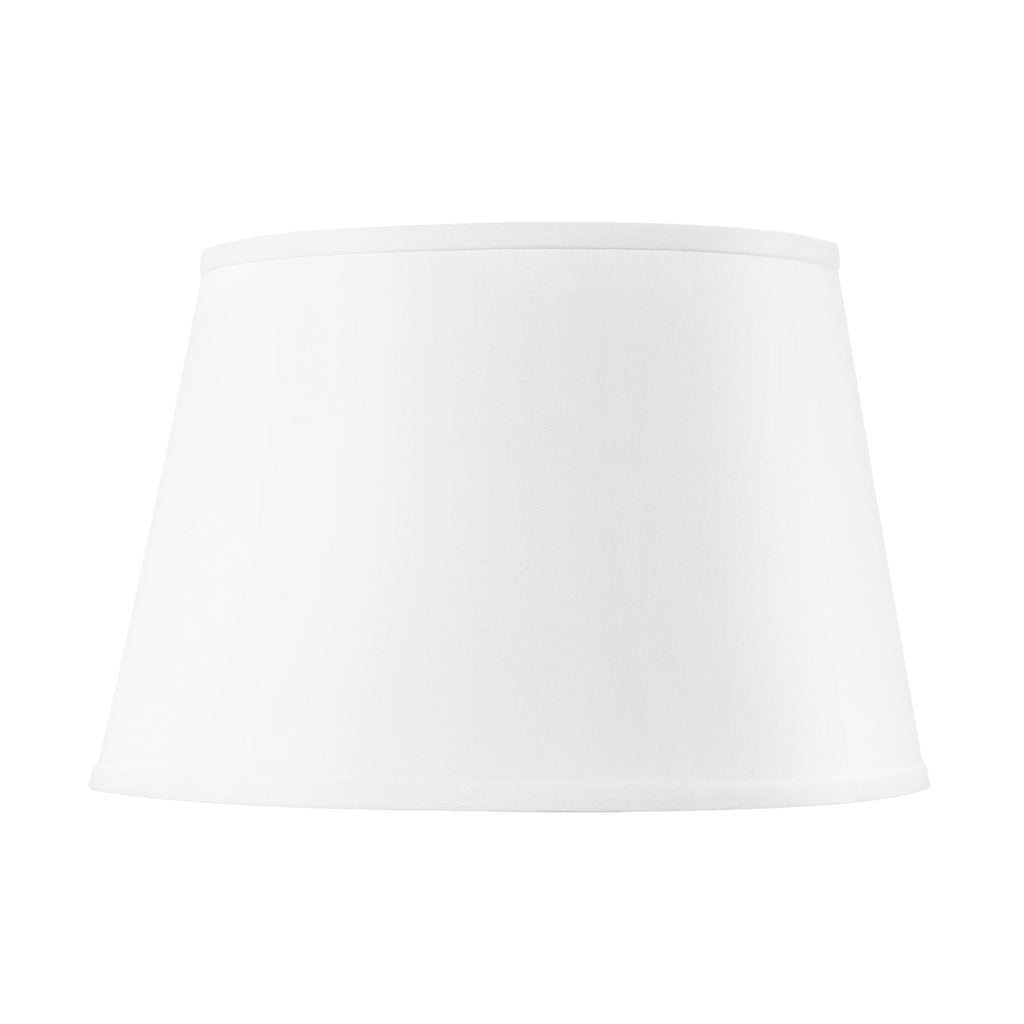 Shade 16-inch White Linen, with Nickel | Villa & House  - SHD-16-WHL-807