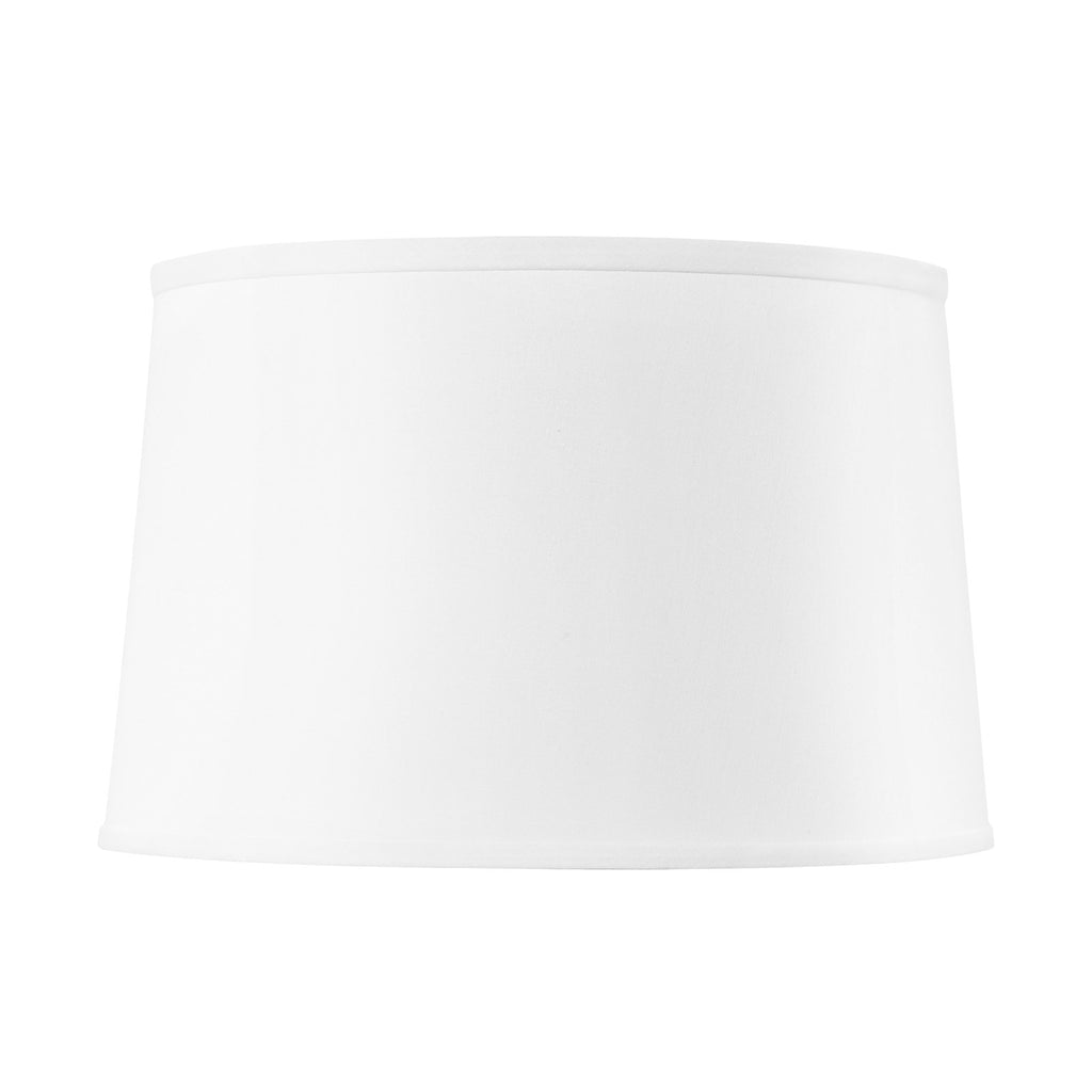 Shade 17-inch White Linen, with Nickel | Villa & House - SHD-17-WHL-80