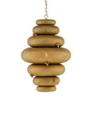 Currey & Co Bee My Honey Gold Chandelier | 9000-0761
